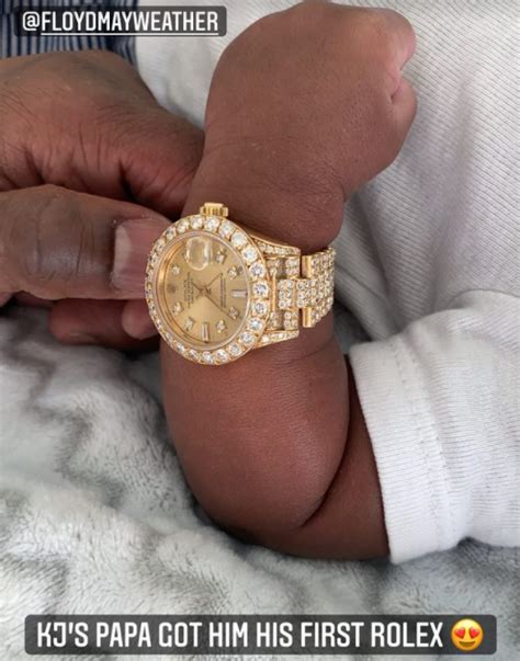 mayweather grandson rolex